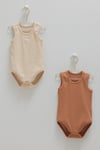 2'li Basic Kaşkorse Kız Bebek Body Seti