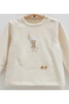 Bebek Takımı Ayıcıklı Sweatshirt Ve Pantolon (3-18 AY ARASI) Interlok Kumaş