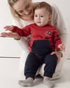 Erkek Bebek Takımı 3 İplik Şardonlu Cep Detaylı Alt Üst takım - Miniccobaby