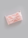 Kız Bebek Bandanası Fiyonklu %100 Pamuk Bandana Esnek Saç Bandı (0-2 Yaş) - Miniccobaby