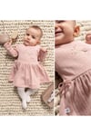 KIZ BEBEK ELBİSE FİYONK DETAYLI 100%PAMUK