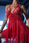 kelebek detaylı babydoll