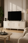 Vera Lcd Tv Sehpa  (Gold)  - 180