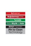 Easy Clean Premium Beyaz Sabun Katkılı Yüzey Temizlik Havlusu Mendili 100 Yaprak