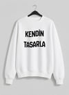 Kendin Tasarla Oversize Sweat - Kişiye Özel Baskı