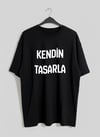 Kendin Tasarla Oversize Tişört - Kişiye Özel Baskı