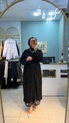 FUAT GÜRŞEN  SİYAH GÜPÜRLÜ ELBİSE 