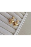 Altin kaplama miu gold küpe