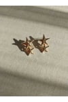 Altin kaplama yıldız gold küpe