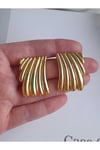 Bella gold küpe