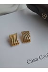 Bella gold küpe