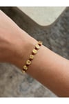 Bordo Gold Detay Ayarlanabilir Bileklik