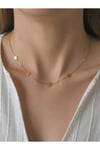 Çelik 316L Luna Gold Kolye Kararmalara Karşı Dayanıklıdır
