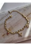 Çelik Charm Gold Stainless Steel Logolu Kararmalara Karşı Dayanıklıdır 17+5cm