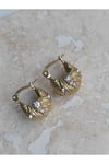 Çelik Loops Gold Sepet Küpe 1.5cm