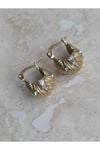 Çelik Loops Gold Sepet Küpe 1.5cm