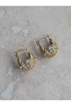 Çelik Loops Gold Sepet Küpe 1.5cm