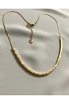 Çelik luna gold kolye