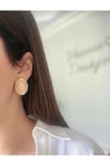Çelik Luss Gold Küpe
