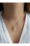 Çelik minimal charm kolye