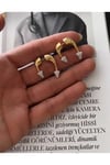 Çelik mix peeny küpe