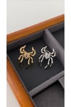 Earcuff örümcek kıkırdak küpe