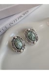 Galins Taş Gümüş Küpe