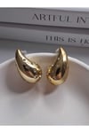 Gold Botte Taş Detay Küpe