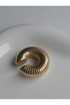 Gold Çizgi Detay Earcuff