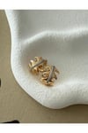 Gold Cuffe Küpe