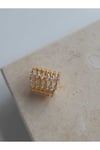 Gold taş detay earcuff