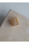 Gold taş detay earcuff