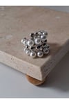 İnci Detay Gümüş Earcuff