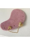 Kalp zincir detay earcuff