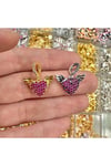 Kanatlı kalp charm