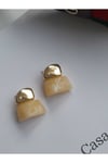 Kemik gold küpe