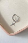 Kuzey yıldızı gümüş earcuff