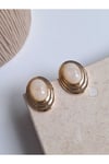 Lust Gold Detay Vintage Görünümlü Küpe
