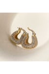 Sepet mini gold küpe