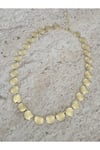 Yuvarlak Pul Gold Kolye (S.STEEL) Damgalı kararmalara karşı dayanıklıdır