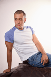 Raglan Baby Tee | Mavi Beyaz