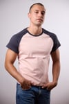 Raglan Baby Tee | Pembe Füme