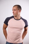 Raglan Baby Tee | Pembe Füme