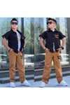 COOL BOY NAKIŞLI GÖMLEKLİ 3LÜ ERKEK TAKIMI