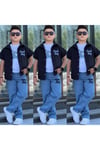COOL BOY NAKIŞLI GÖMLEKLİ 3LÜ ERKEK TAKIMI