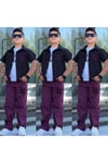 COOL BOY NAKIŞLI GÖMLEKLİ 3LÜ ERKEK TAKIMI