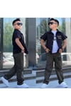 COOL BOY NAKIŞLI GÖMLEKLİ 3LÜ ERKEK TAKIMI