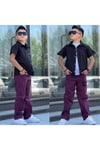 COOL BOY NAKIŞLI GÖMLEKLİ 3LÜ ERKEK TAKIMI