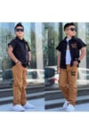 COOL BOY NAKIŞLI GÖMLEKLİ 3LÜ ERKEK TAKIMI