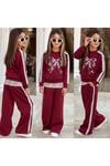 DANTEL DETAYLI İKİLİ KIZ TAKIMLAR